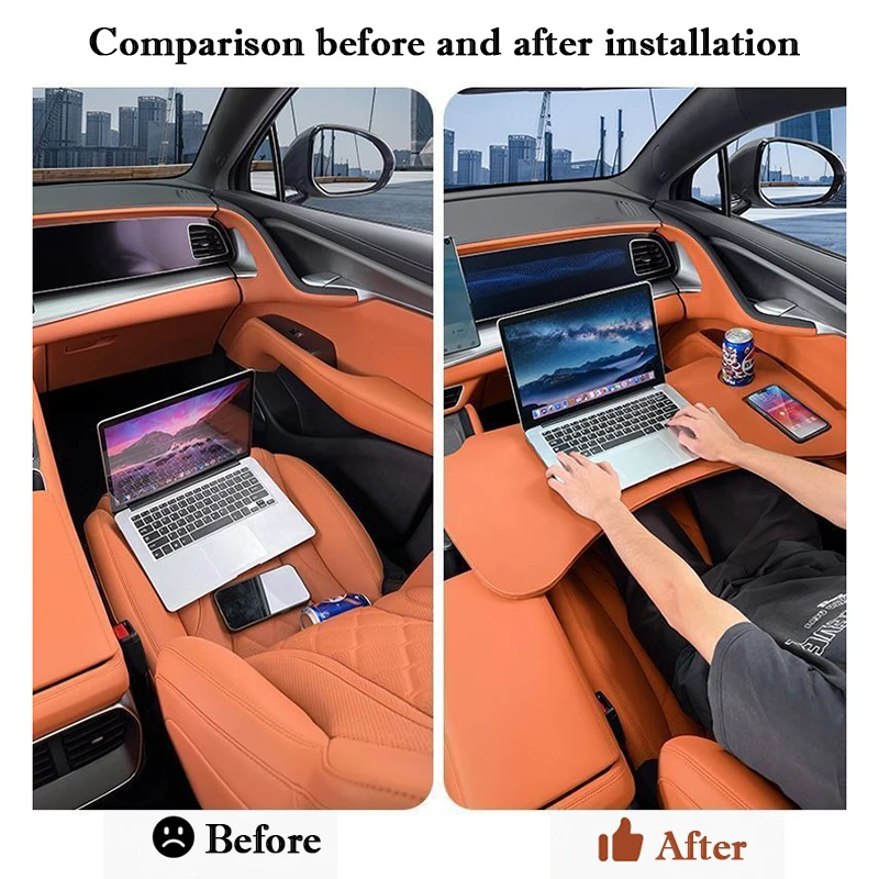 For BYD SeaLion 7 EV 2024 2025 Food Tray Table Eating Drinks Holder Foldable Car Steering Wheel Table High Stability Strong