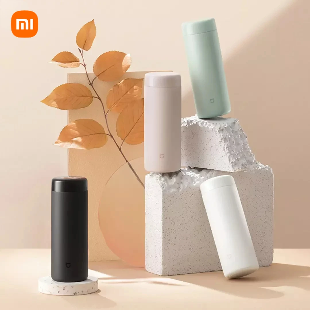 

Вакуумная чашка Xiaomi Mijia 350 мл, герметичная уличная портативная чашка для воды из нержавеющей стали, термос, термос, бутылка для воды, кофе, чая