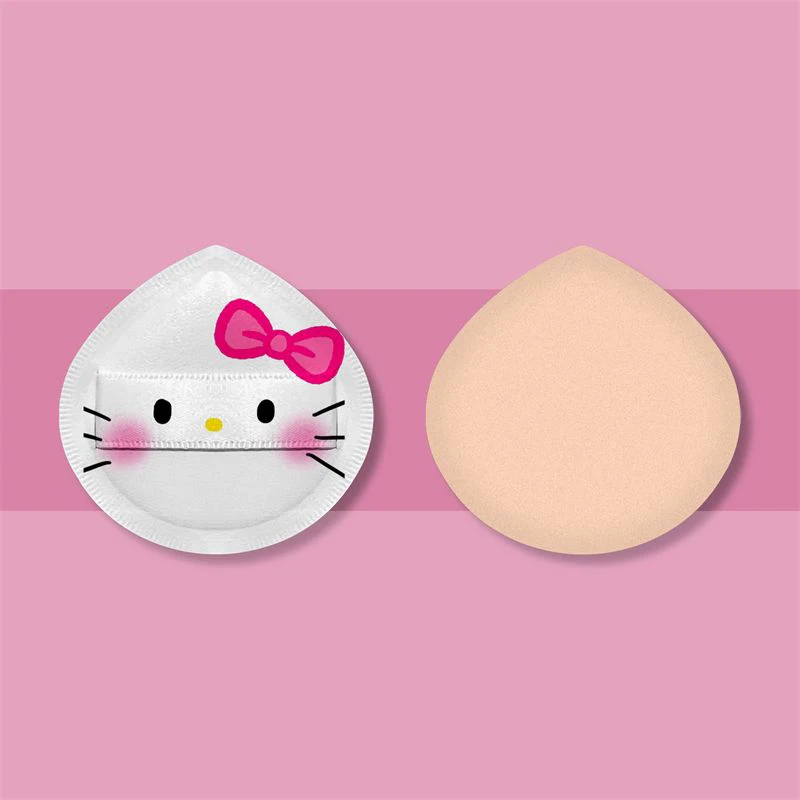 Sanrio Makeup Sponge Puff Hello Kitty Makeup Concealer Super Soft Elastic Cotton Face Base Make Up Cosmetic Puff Beauty Tools