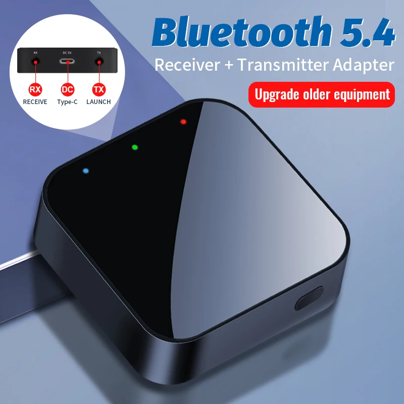 Trasmettitore Bluetooth, adattatore Bluetooth Airfrex e trasmettitore wireless con jack da 3,5 mm per TV/iPod /MP3 /PC /PS4/ Nintendo Switch