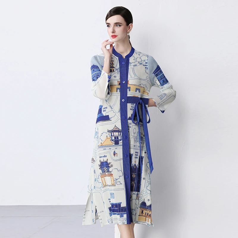 ربيع وصول قميص نسائي فستان المتخصصة الراقية سليم المناسب الشكل الاغراء الحد من العمر الوقوف طوق أزرار صف واحد