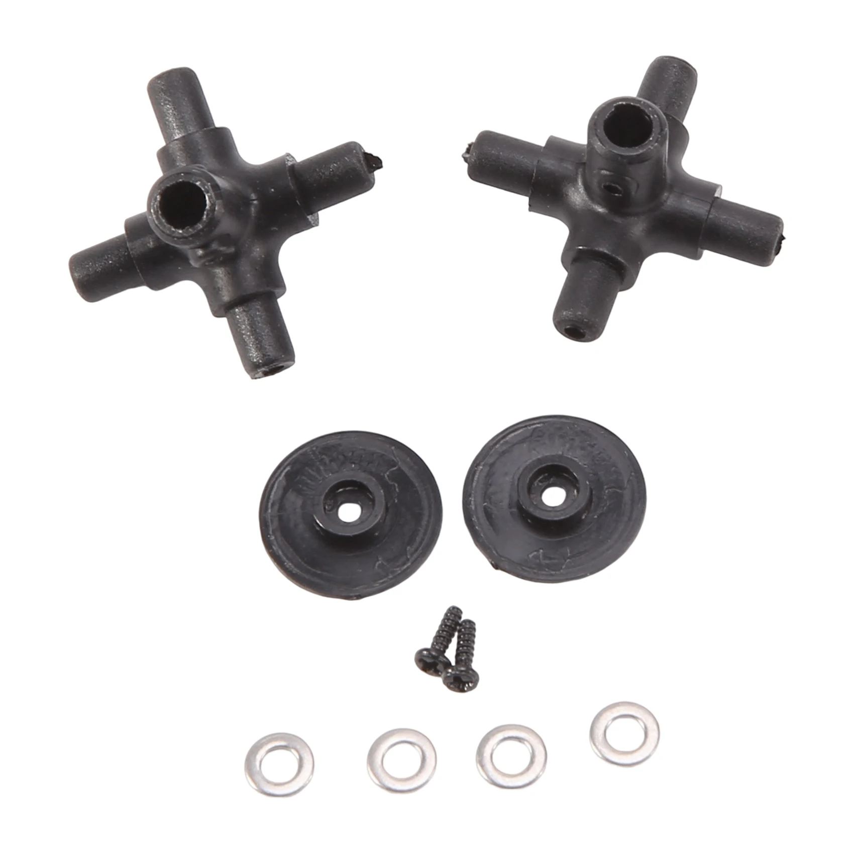 B78B-4Pcs RC hélicoptère avion Drone pièces de rechange accessoires de mise à niveau noir C186 tête de Rotor pour C186 C-186