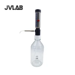 Lab Bottle Top Dispenser Economic Semi-automatic Liquid Dispenser Sleeve Type 5-25 ml Adjustable Liquid Adder Without Bottle
