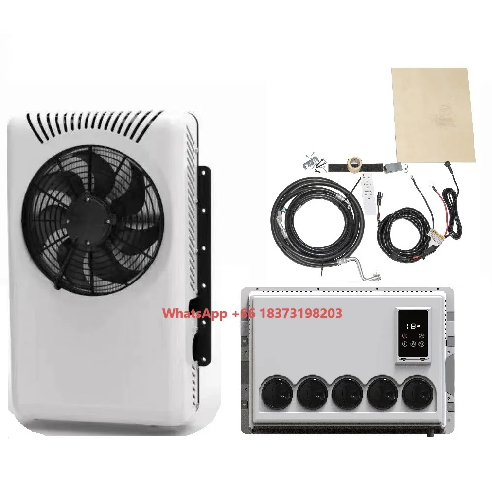 

24v 12v Truck Car air Conditioner DC Inverter Sleeper Universal Camper Parking Cooler Electric Split air Conditioning