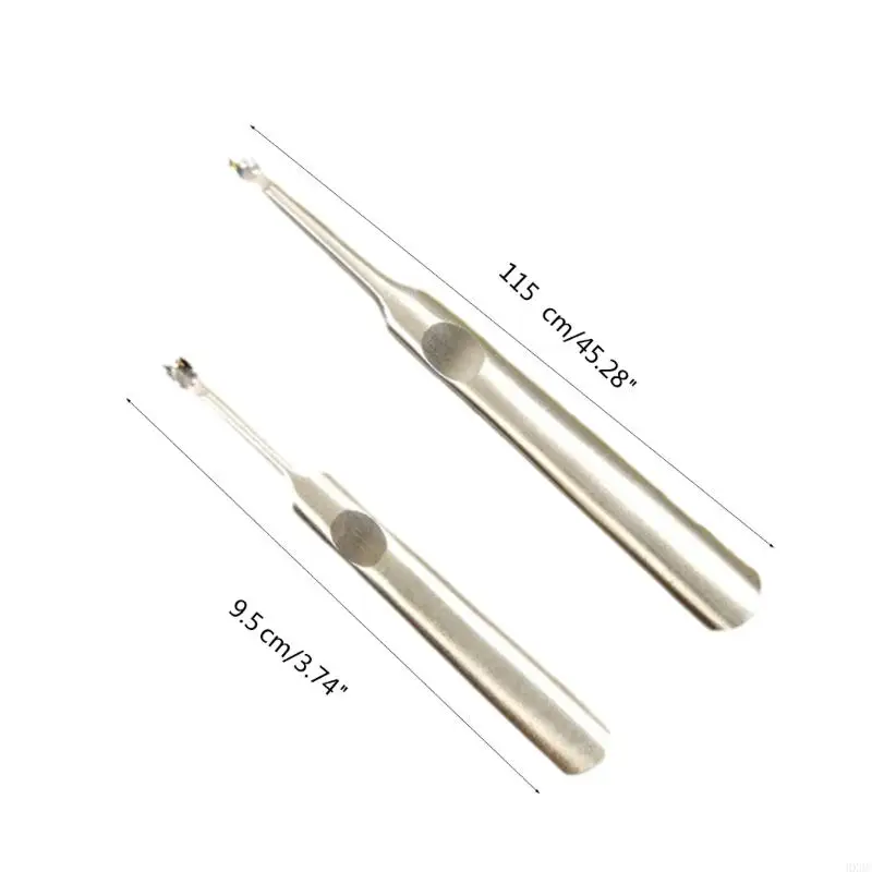 HX6C V/UShape สแตนเลสสตีล Trencher 95/115 มม.DIY หนังตัดเย็บเครื่องมือ Handmade หนังผักกระป๋อง