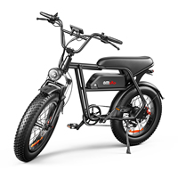 Emoko electric bike 20 inch dirt retro bike Z tyre 48V Speed 25-50km 250w 500w 750w motor powerful adult teen electric bicycle