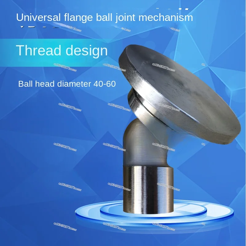 Hydraulic Ball Head Mechanism, Universal Flange, Ball Socket, Foot Bottom Angle, Disc