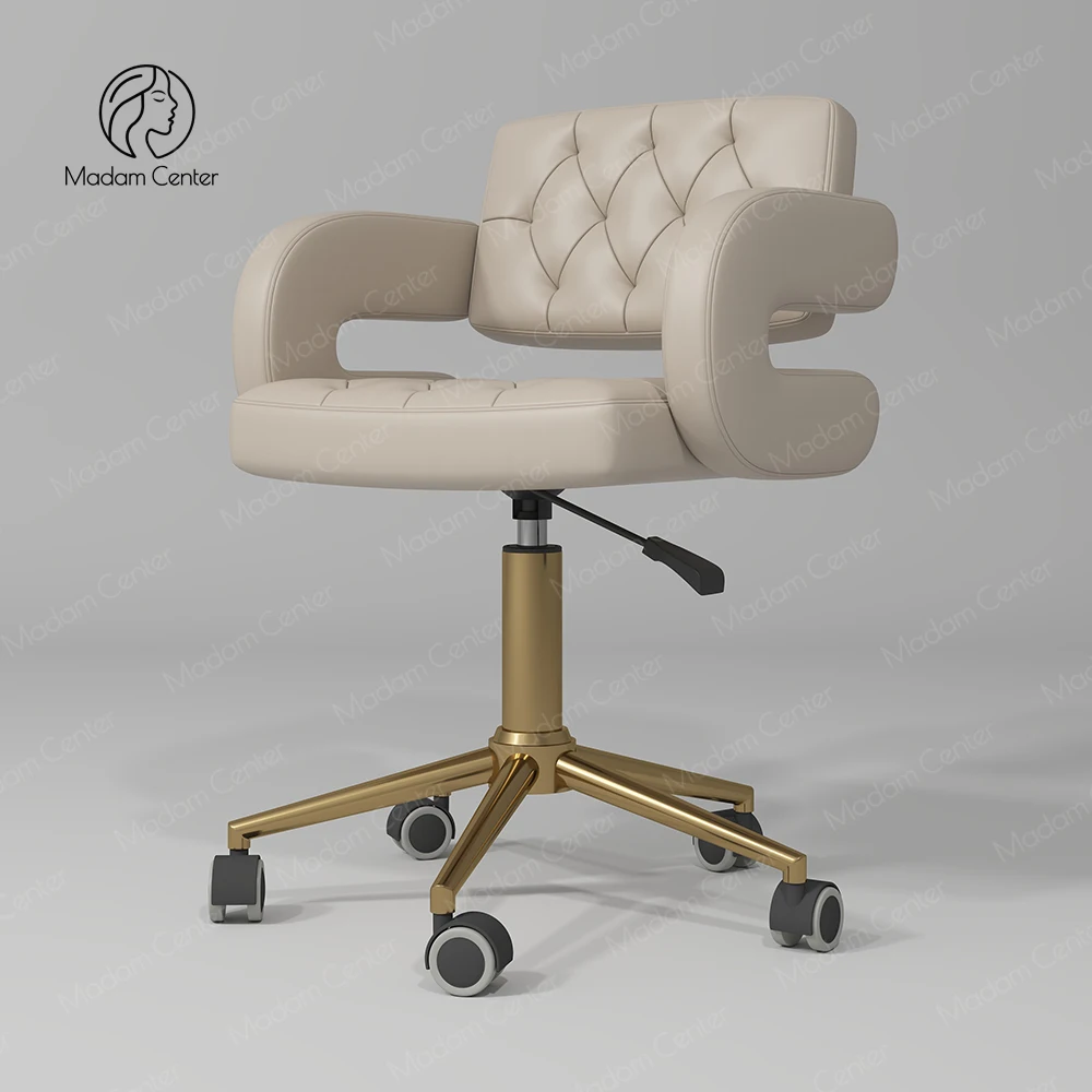 Madamcenter Luxury Barber Stylist Chair with Reclining Massage Portable Design 360 Degree Rotation & Foldable Features