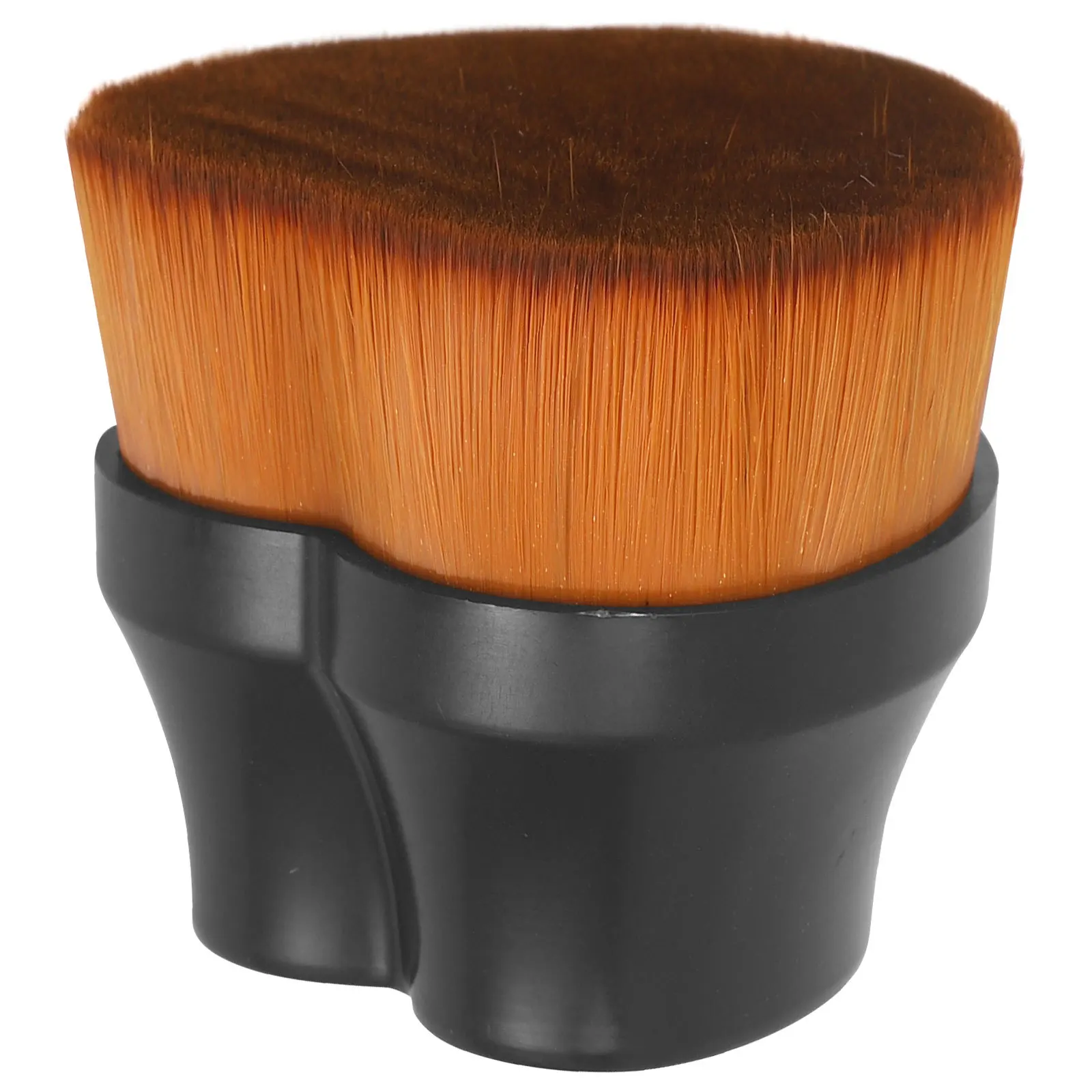 

Heart Shaped Makeup Brush Soft Dense Bristles Foundation Liquid Powder Blush Applicator Portable Facial Women