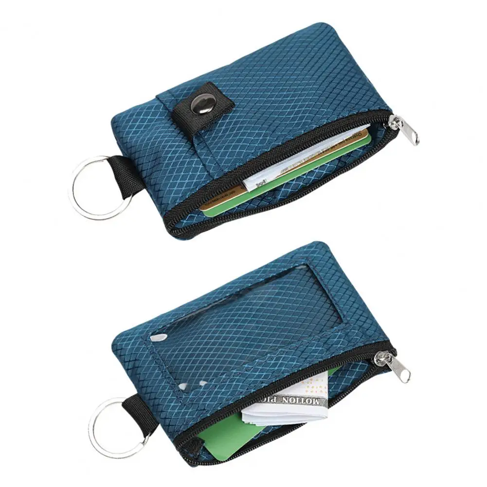 ที่ใส่บัตรแบบคล้องคอสำหรับนักเรียนที่ต้องพร้อมสายคล้องบัตรประชาชนแบบใสช่องใส่บัตรแบบ dompet koin กันน้ำ