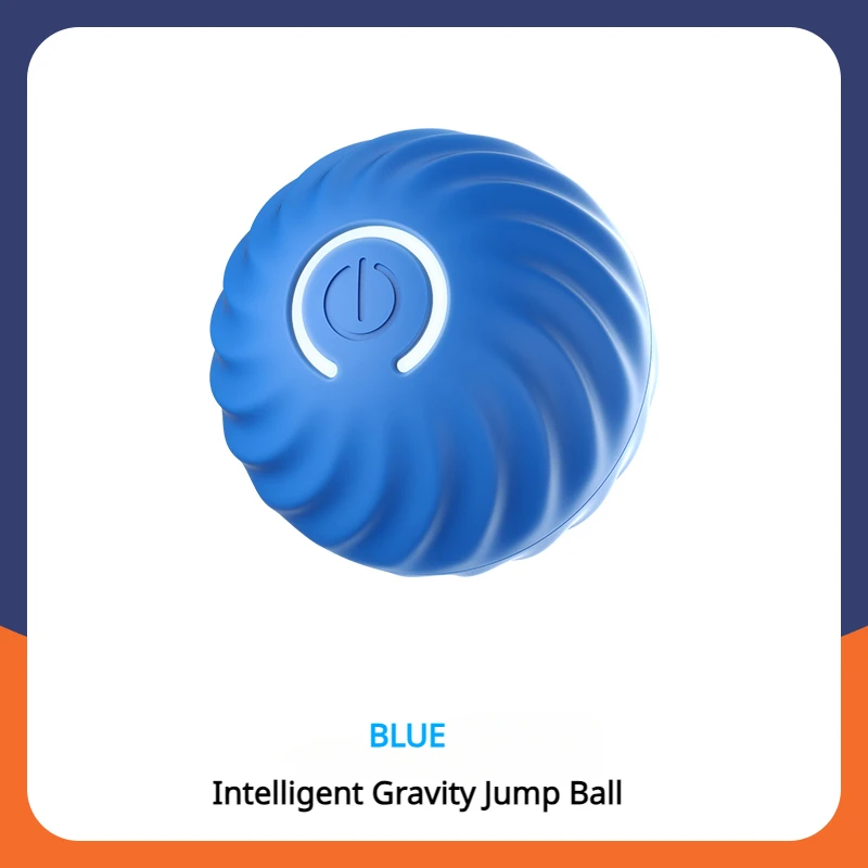 NONE Smart Elektrische Ball Spielzeug Schwerkraft Jump Bälle Hund Spielzeug USB Lade Automatische Necken Hunde Artefakt Intelligente Haustier Katze Spielzeug 4