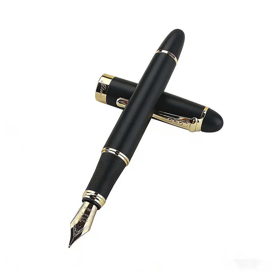 Jinhao X450 Classics Thick Body 1.0mm Bend Nib Calligraphy Pen High Quality Metal Fountain Pen Luxury Ink Gift Pens for Writing