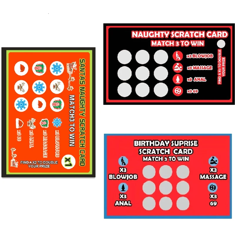 1 Sheets Convenient Lightweight Multicolor Sex Scratch Card Inspirational Body Language Sexy Position Card