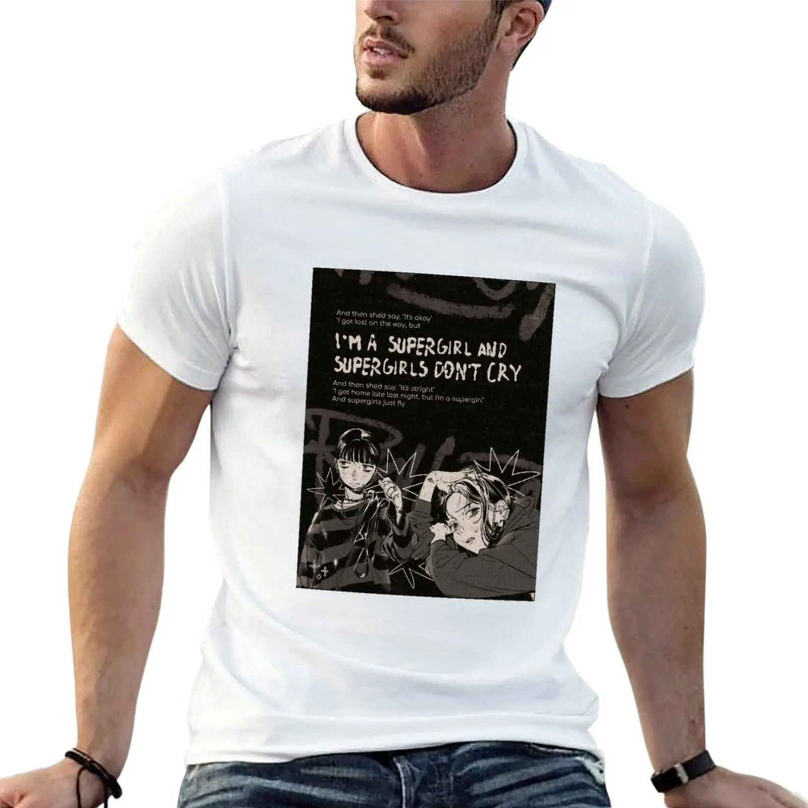 The Guy She Was Interested In T-Shirt funny costumes hippie clothes oversized t shirts for men
