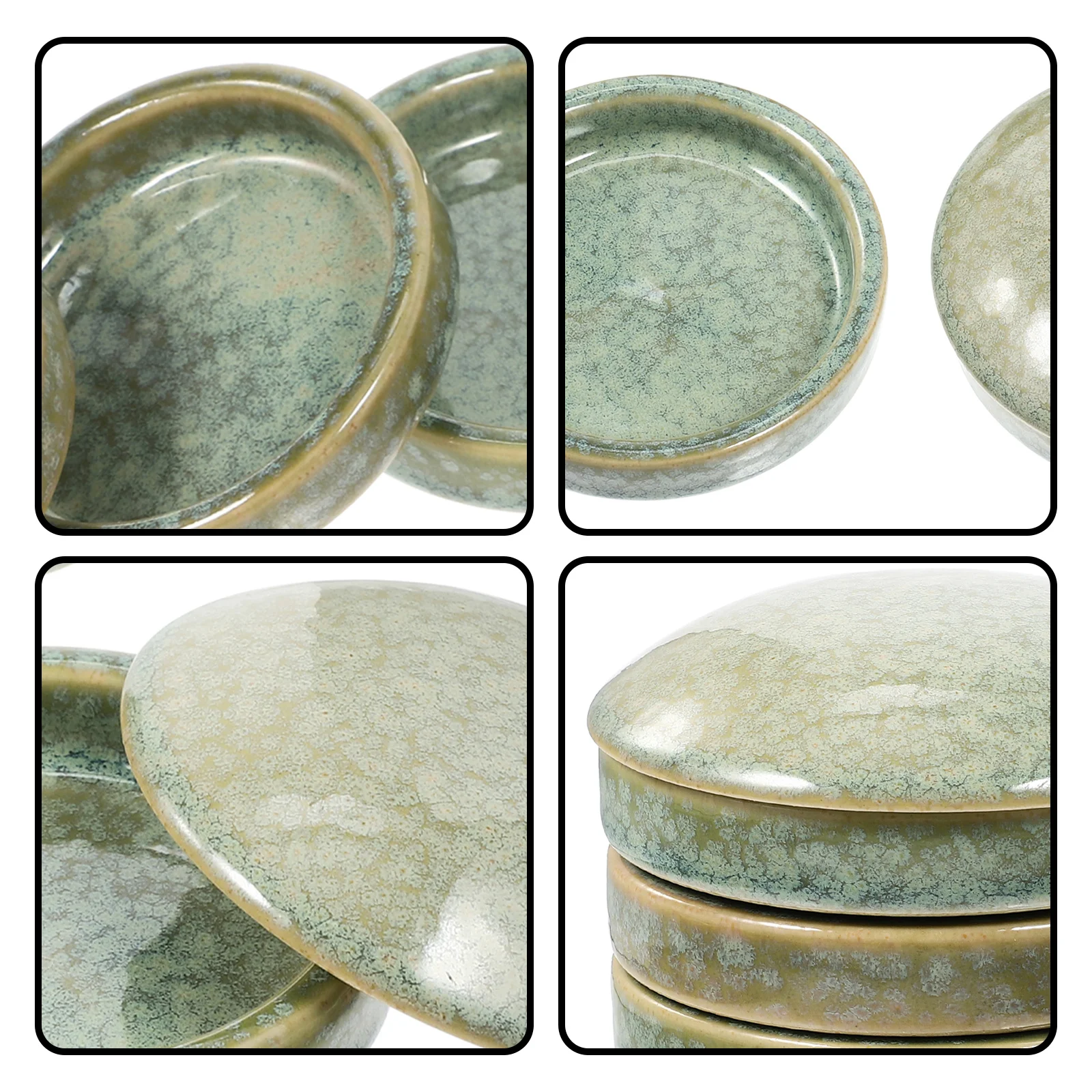 

1Set Multi-Layer Ceramic Color Palettes Functional Compact Design Ideal for Outdoor Sketching Travel-Friendly Art Tools