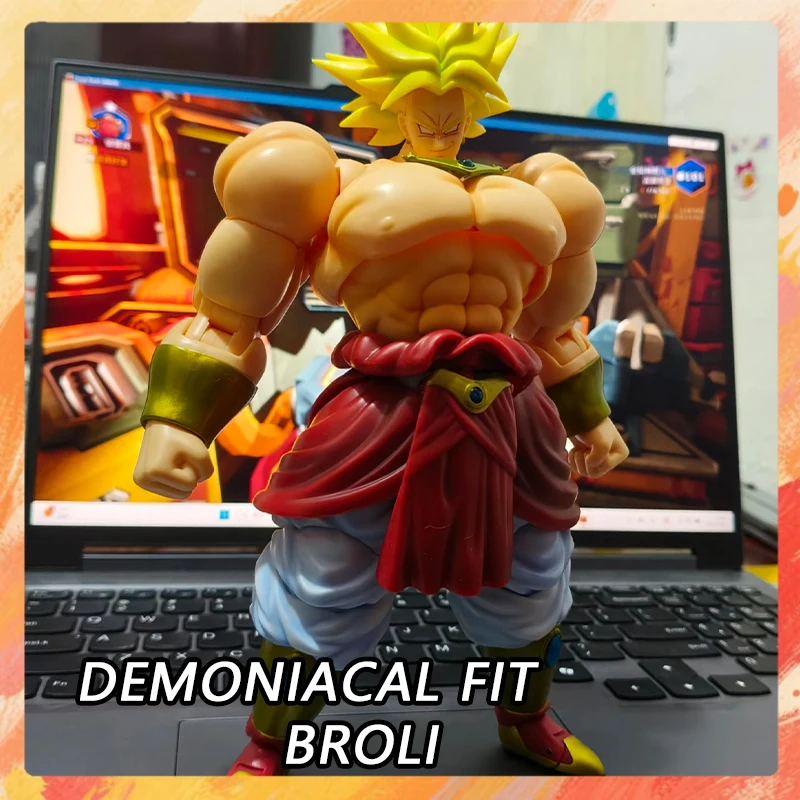 

Demoniacal Fit Broli Action Figure SHF Dragon Ball Z Anime Figures Legendar Berserker Goku Plastic Kids Toy Birthday Gift