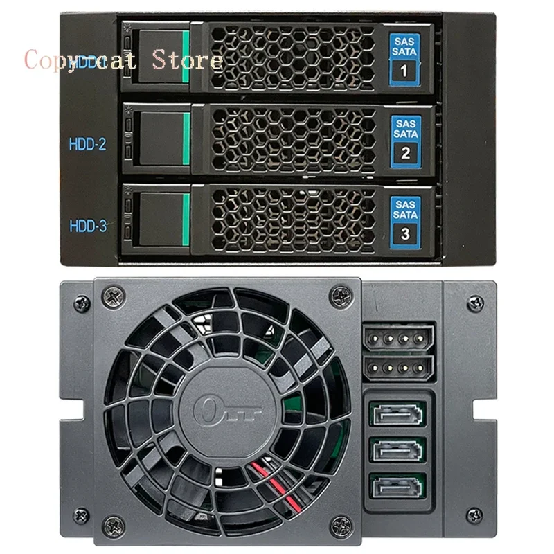 drive positions, hard disk cage hot-swappable 3 disk positions, chassis hard disk expansion rack SAS module with backplane