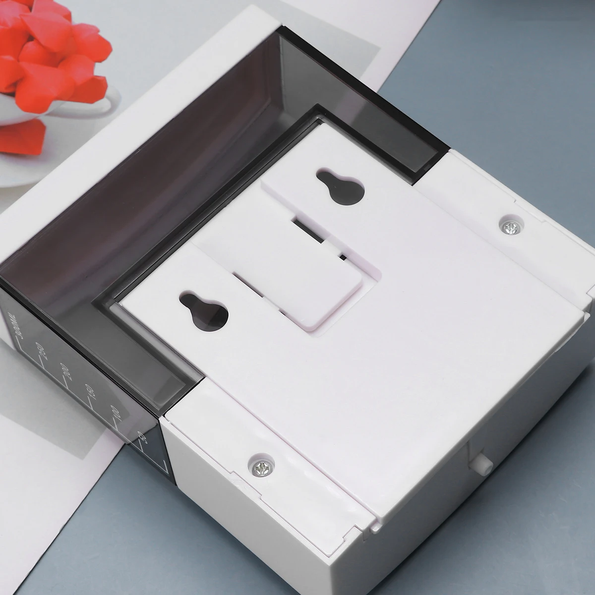 Dispenser di sapone in plastica di grande capacità per montaggio a parete, bagno, cucina, pompa per liquidi, custodia antiscivolo, facile da spremere a mano