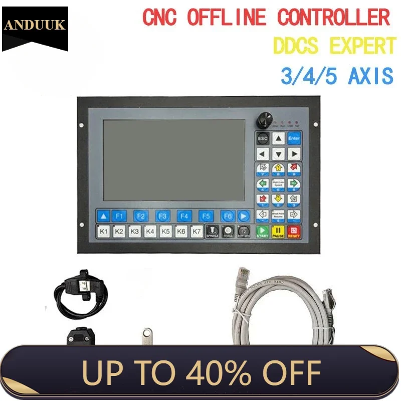 

5-axis Cnc Independent Controller Ddcs-expert 3/4/5 Axis Offline Support Closed Loop Stepper/atc Controller To Replace Ddcsv3.1