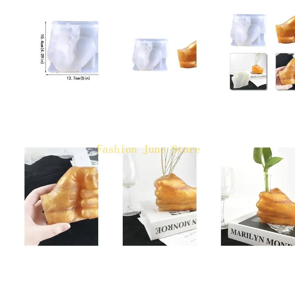 

N5KA Ваза, полимерная форма, гидропонная форма кулака, ваза для цветов, силиконовая форма, литейная форма