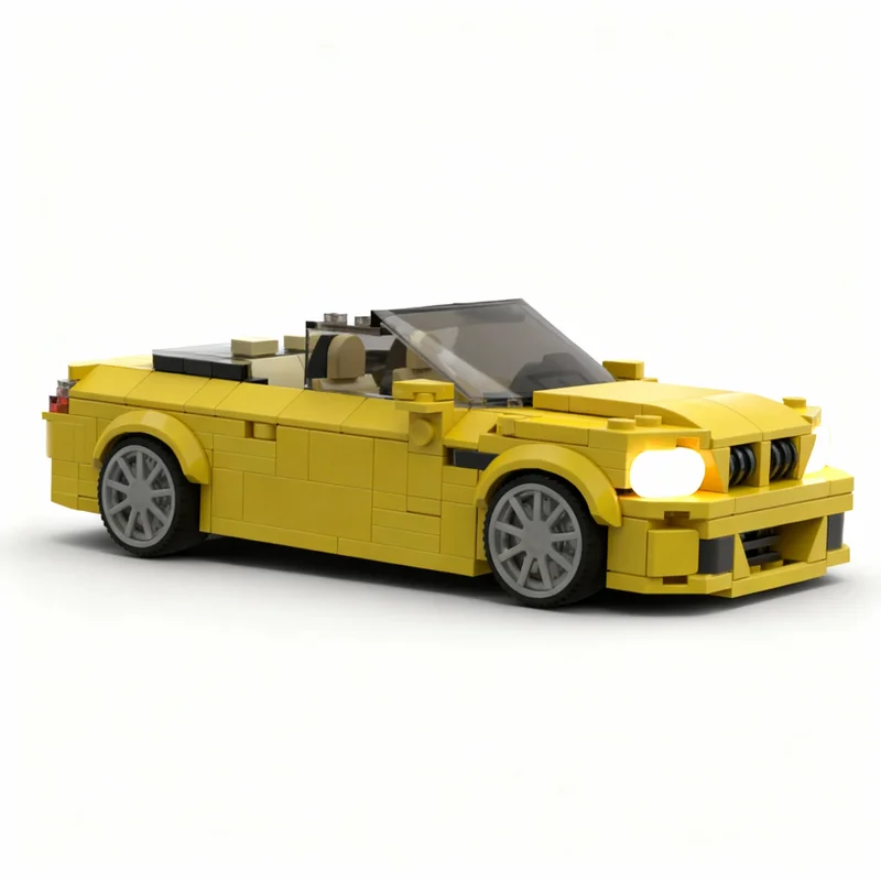 

404pcs MOC BMWedd M3 E46 CONVERTIBLE City Champions Model Building Blocks Construction Toy Christmas Gifts DIY Creative Idea