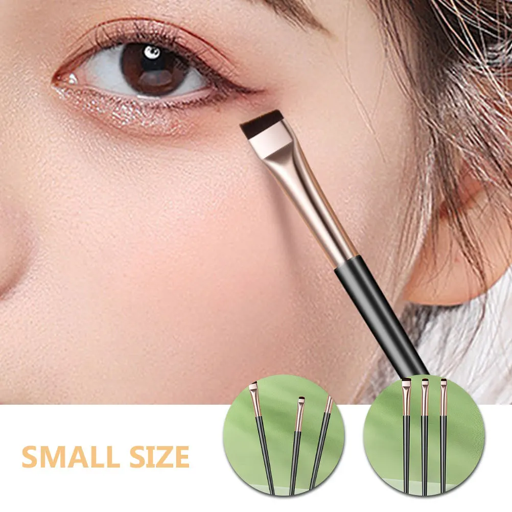 Zestaw 6 pędzli do eyelinera Profesjonalne pędzle do makijażu oczu Małe precyzyjne aplikatory Wytrzymały, wygodny uchwyt do długotrwałego użytkowania