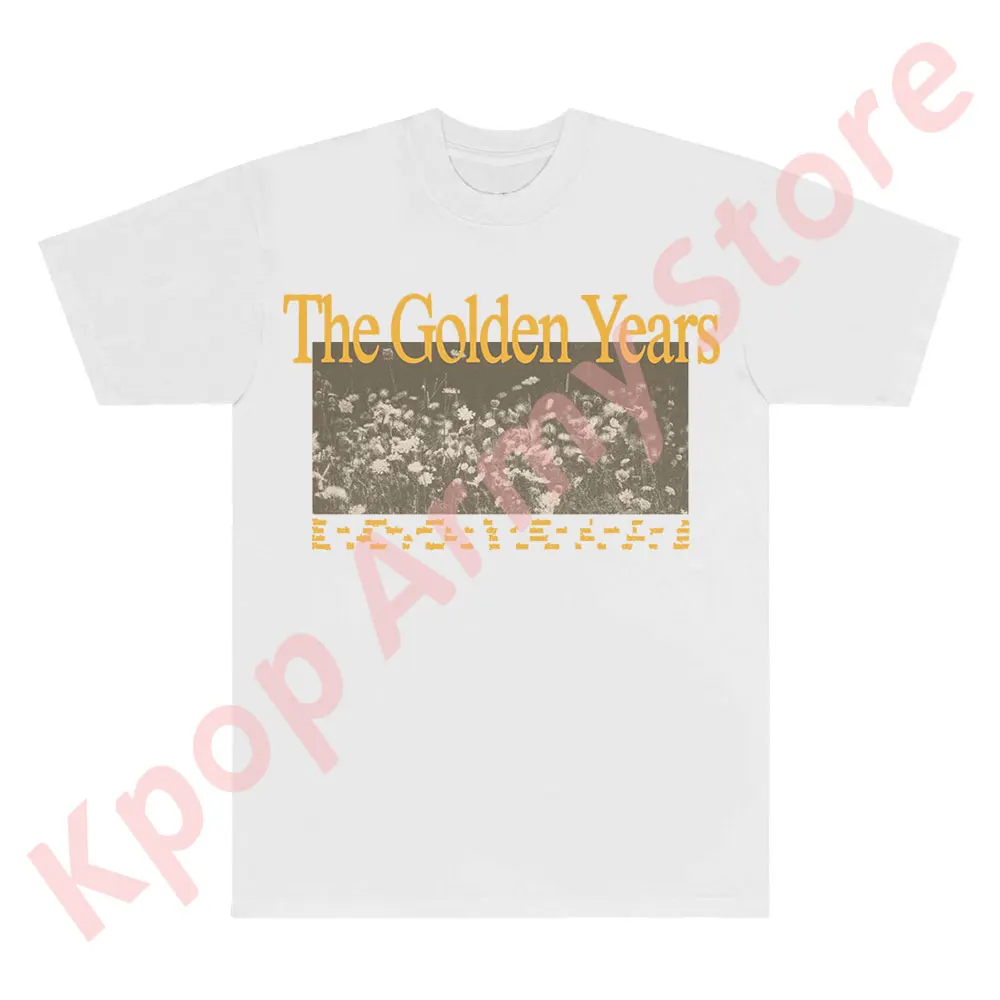 Joshua Bassett Flowers Tee The Golden Years Tour Merch Summer Unisex Fashion Casual Short Sleeve T-shirts