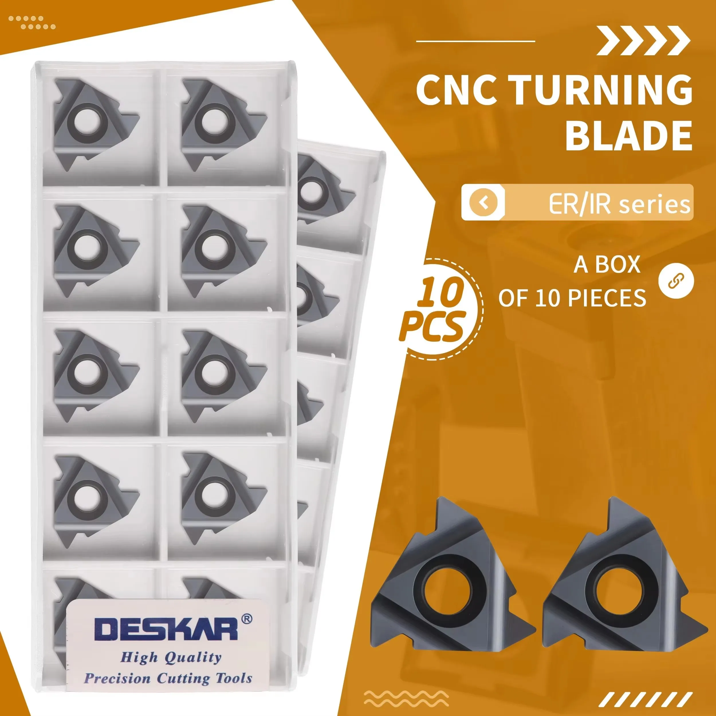 22ER/IR 3.5ISO 4.0ISO 4.5ISO 5.0ISO 5.5ISO 6.0ISO LDA lathe Inserts Machining Center Use For Processing General Materials Tools