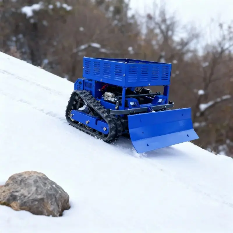 

Customized Fully remote-controlled intelligent crawling lawn mower for all terrain snow removal in winter