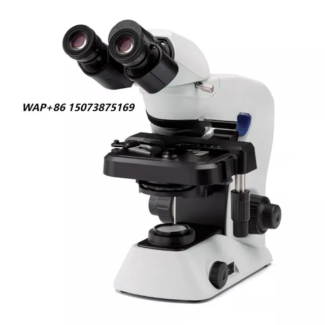 Laboratory Biological Microscope Manual High Magnification Clear Optical Imaging LED Illumination for Microbial Slide