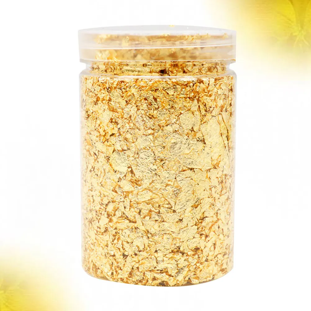 

10G Golden Nail Art Sequins Diy Broken Glitter Flakes Durable Manicure Accessories Stickers For Women Attractive Gift Idea