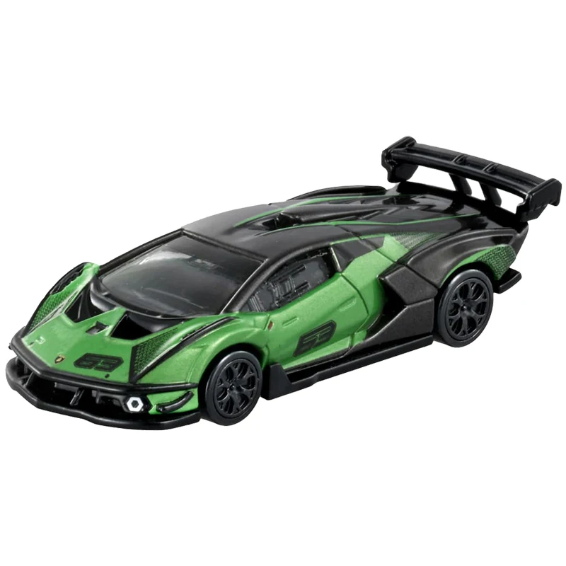 TAKARA TOMY alloy simulation car flagship Black box TP07 Lamborghini SCV12 sports car, boys' toy, children's holiday gift