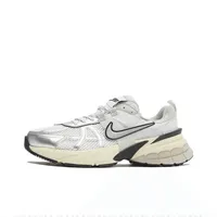 Nike V2K Run Beige White Sliver Non-slip Breathable Men and Women's Running Shoes Unisex Sports Sneakers FD0736-100