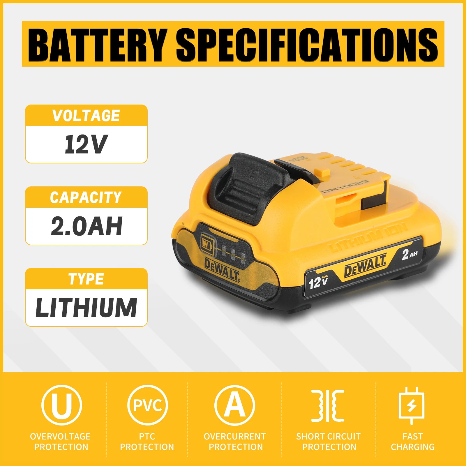 2025 Dewalt DW089LG Degree Vertical 12V Lithium Battery Lines Laser Level 360 Horizontal Green Meter Outdoor new Sides*360