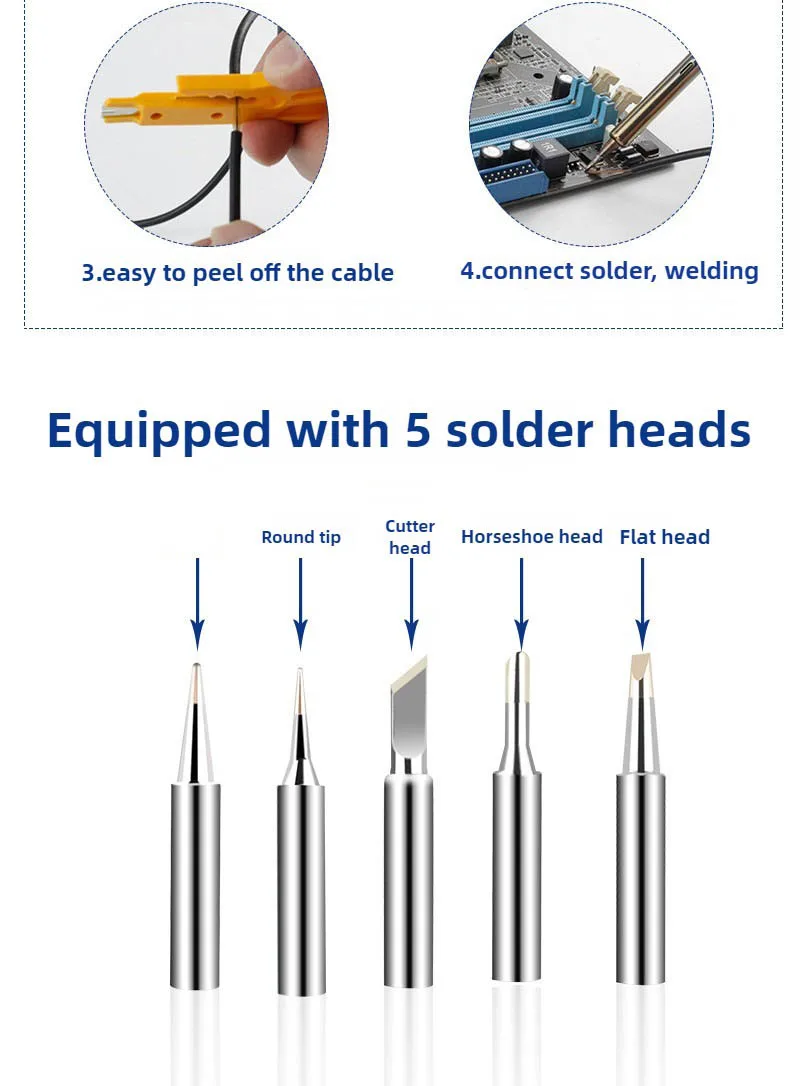 NIEUWE Elektrische Soldeerbout 16IN1 80W LCD Digitale Display 180-500 Verstelbare Vervangbare Hoofd Soldeerbout Tin Pen lassen Kit