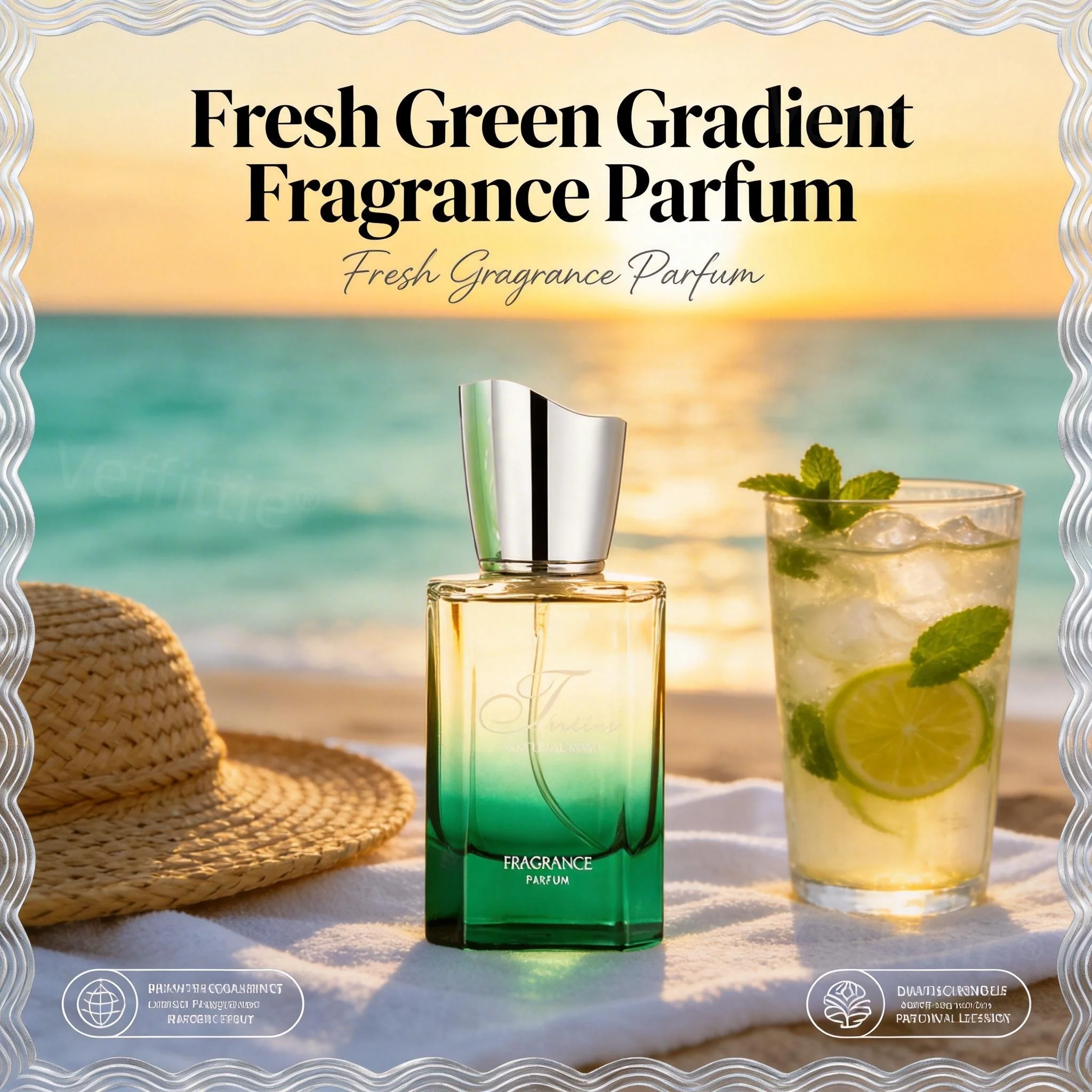 

Coastal Tea Breeze 65ml Eau De Parfum, Long Lasting Bright Fragrance, Beach Vacation, Tropical Getaway, Unisex Summer Blend
