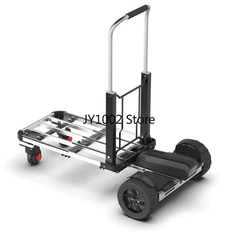 130kg Lithium Battery Type Electric Hand Trolley for Logistics Warehousing Material Handling Foldable Hand Trolley view 3