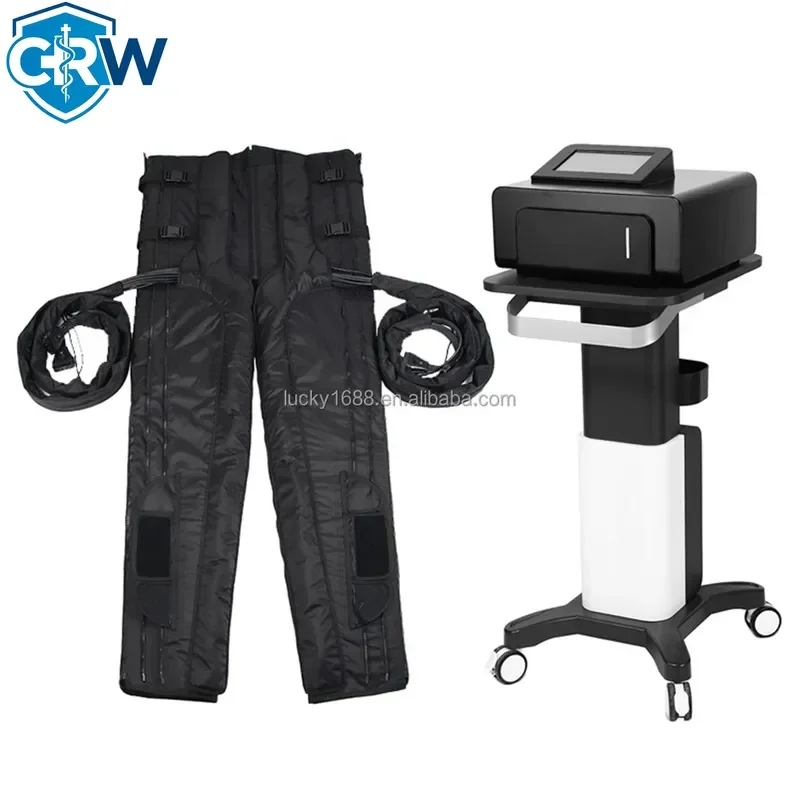 CRW Professional 24 Airbags Pressotherapie Machine Lymphatic Drainage Pants for Body Cellulite &