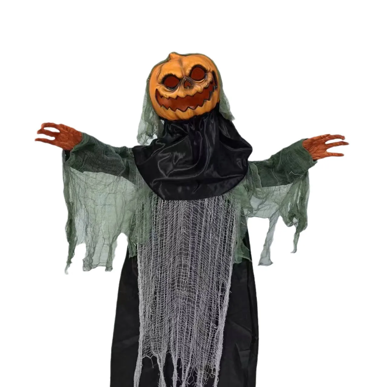 

New pumpkin man ornament Halloween decoration Haunted house secret room scary props Plastic