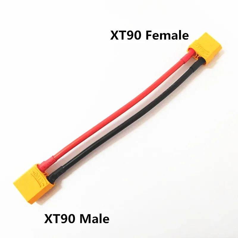 1PCS XT90 Parallel Connection Cable 14awg 10CM Wire Female Male for RC Airplane Speed Boat Racing Car Truck Multirotor Drone