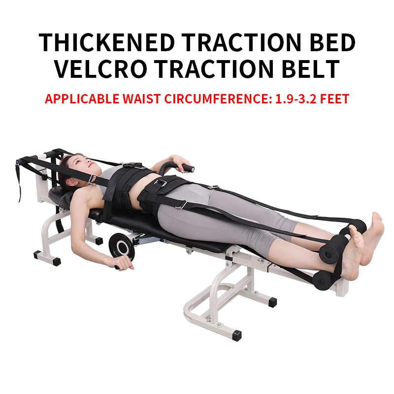 New PU Leather Medical Lumbar Pain Tensioner Back Hospital Same Pattern Traction Bed Cervical and Lumbar Traction Bed