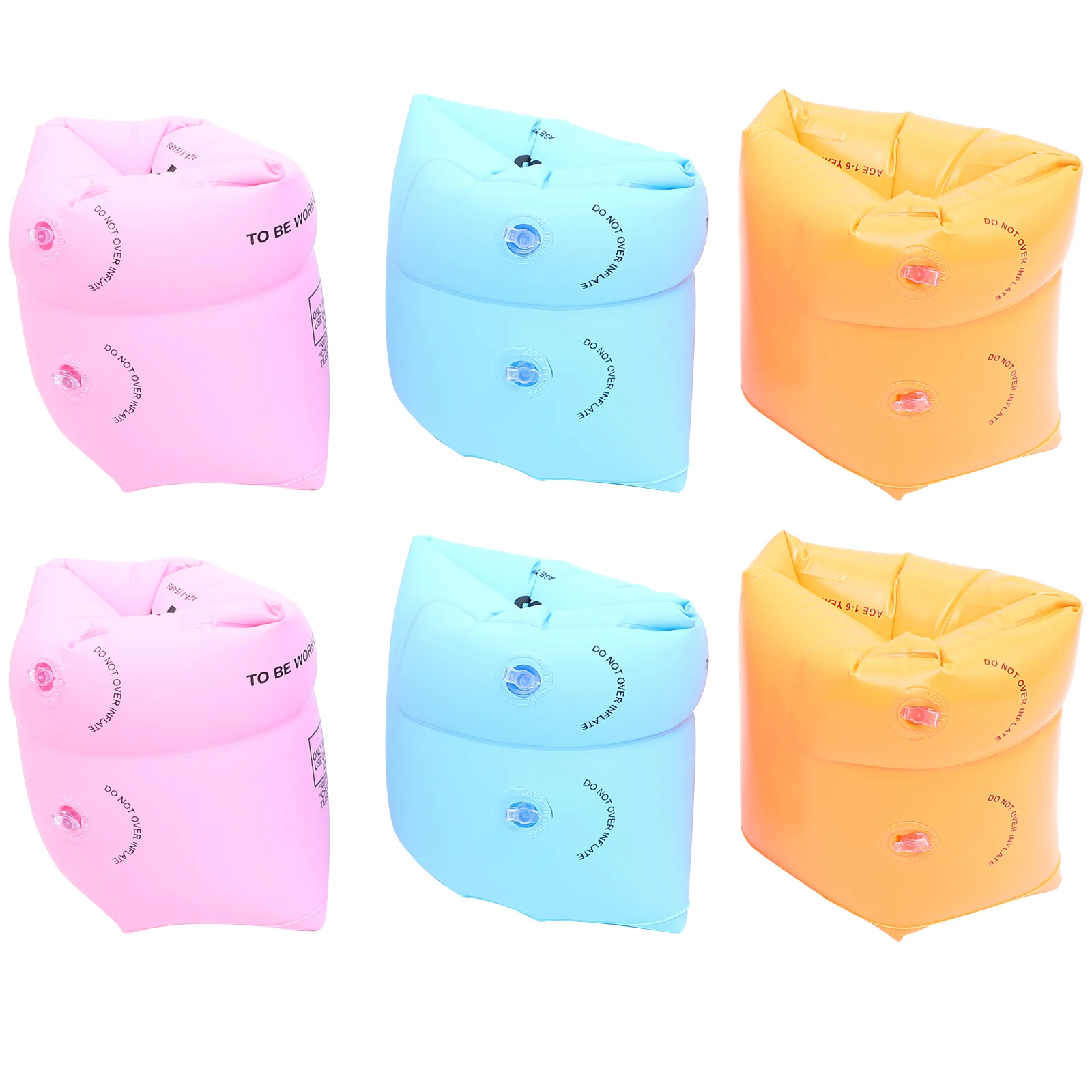 

Inflatable Swim Ring 3 Pairs Adult Armb s PVC Unicorn Rings Toddler Floaties Safe Storage Outdoor Pool Party
