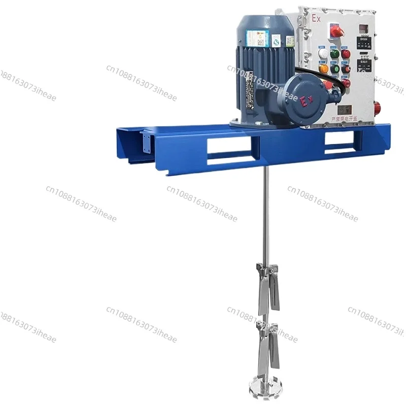 

ATT-E Electric Mixer - 1000L Vertical IBC Tote Agitator, Adjustable High/Low Speed for Material Blending