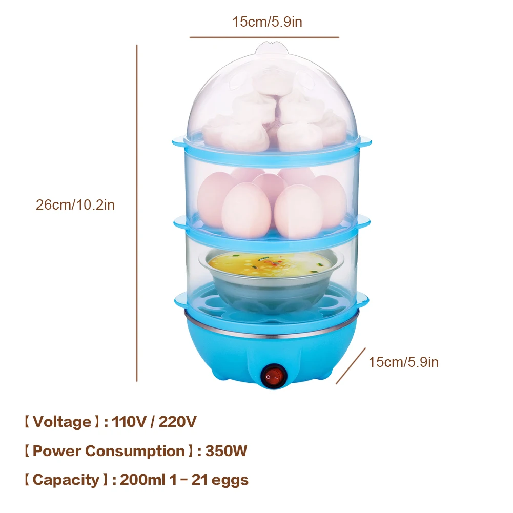 220 فولت التلقائي مُبخّر الذرة التدفئة السريعة مطبخ صغير الصياد 3-Layer المحمولة الحليب باخرة لآلة الطبخ الإفطار