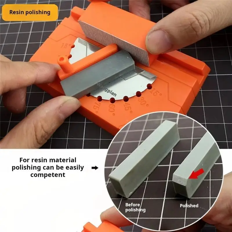 B84B-Edge Polishing Multi Angle Sanding Slider Tool For Model Building Tools DIY Hobby Craft Assembly