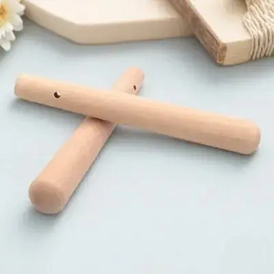 

1pc 150 X 21Mm Baby Wooden Muddler Grinding Rod Natural Wood Pestle For Suribachi Mortar Toddlers Feeding Tool Wooden Cocktail