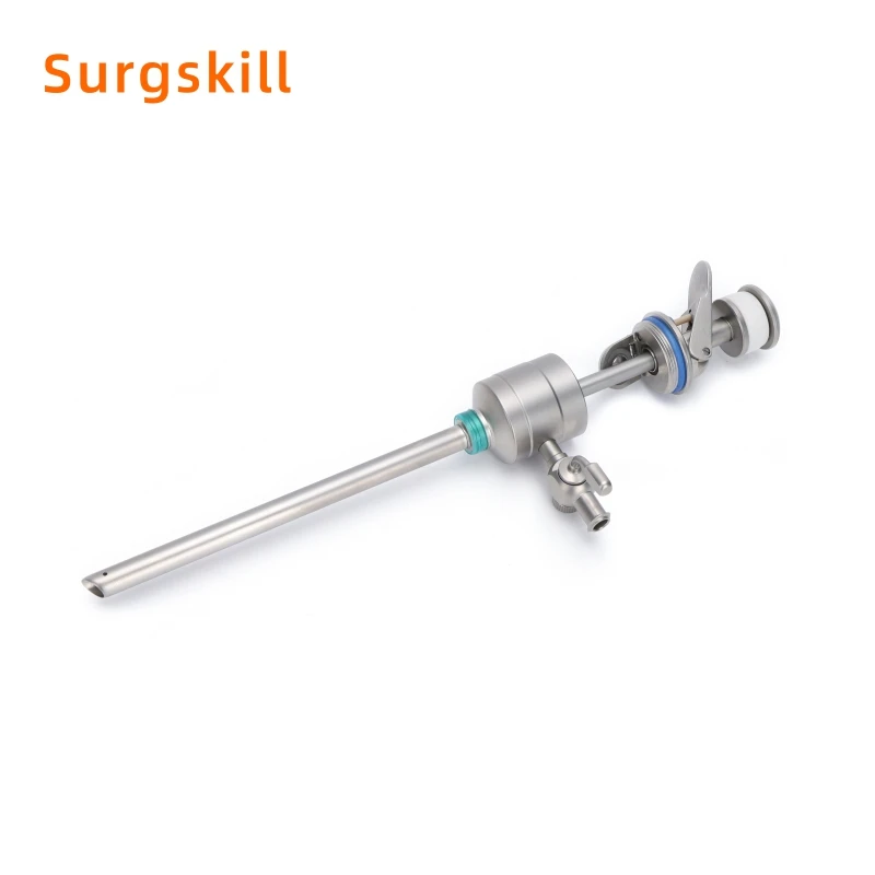 Medical Laparoscopic Trocars, Reusable Puncture Cannula Press Type With Screw