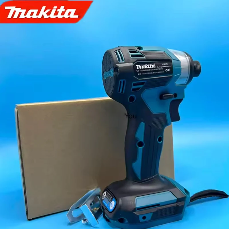 

18V Makita DTD173 cordless impact driver LXT BL brushless motor electric drill wood/bolt/T-type 180 N·M rechargeable power tool