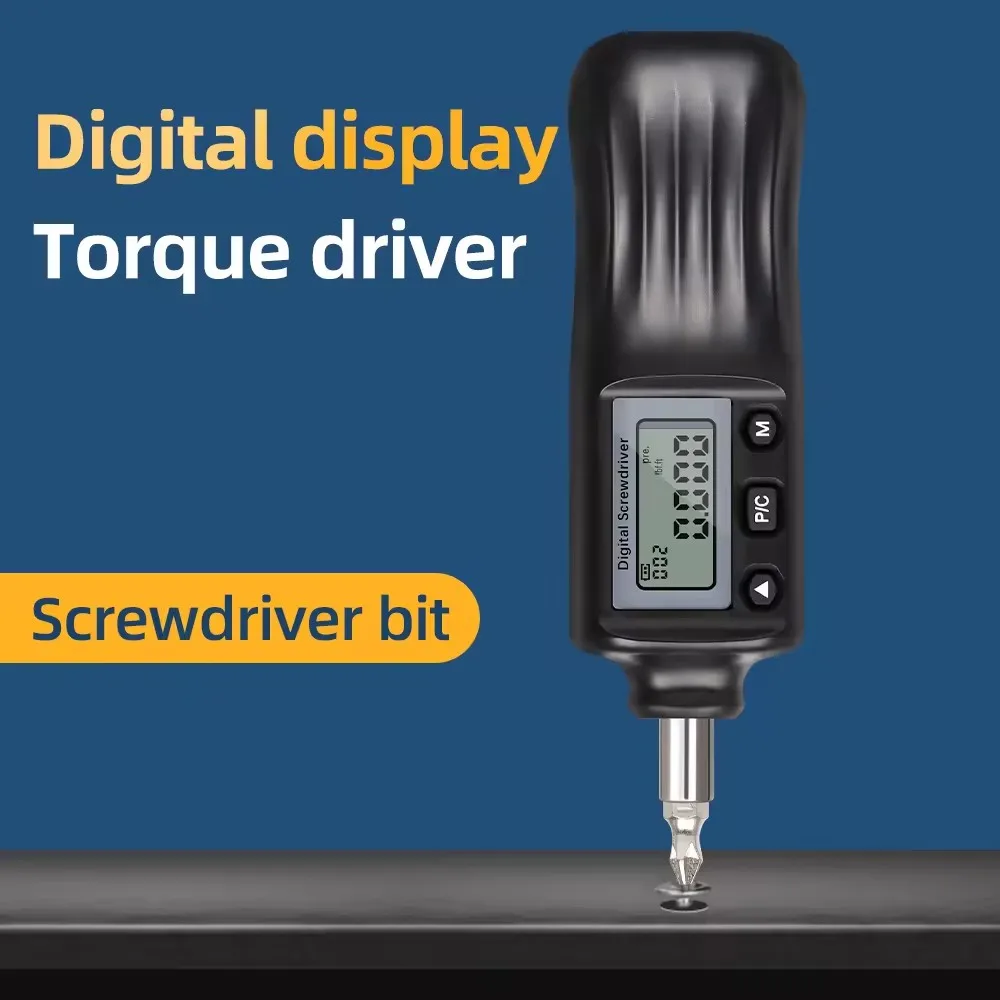 Ans-p-8 Digital LCD Large Display Torque Driver With 10 Batch Screwdriver Heads More Accurate Torque Screwdriver