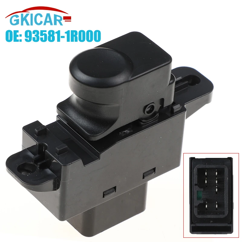 93581-1R000 935811R000 Car Rear Left Power Electric Single Window Switch For Hyundai Accent 2013 2017